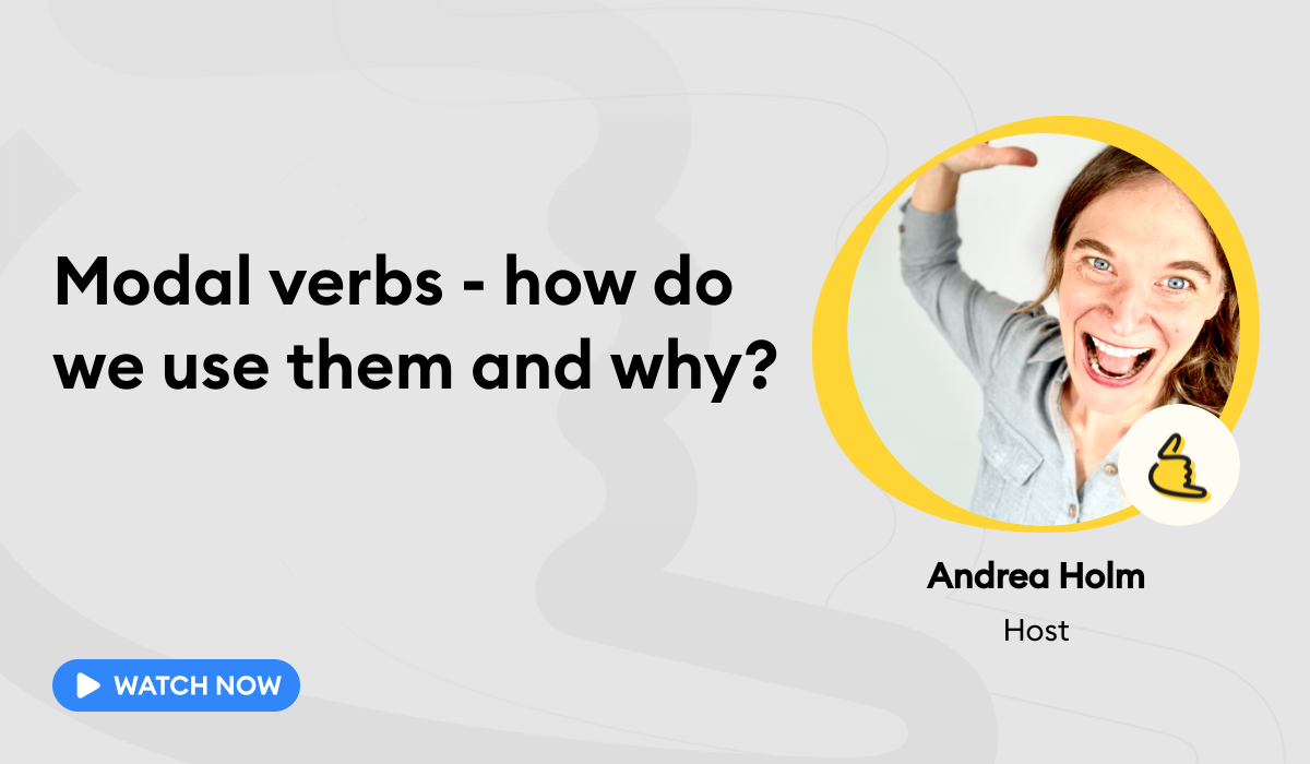 Modal verbs how do we use them and why? stream with this is Englishing